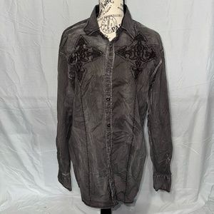 Designed Mens Button Up Shirt